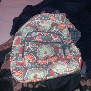 Vera Bradley backpack and lanyard